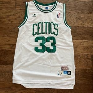 White Celtics Larry Bird Jersey EUC